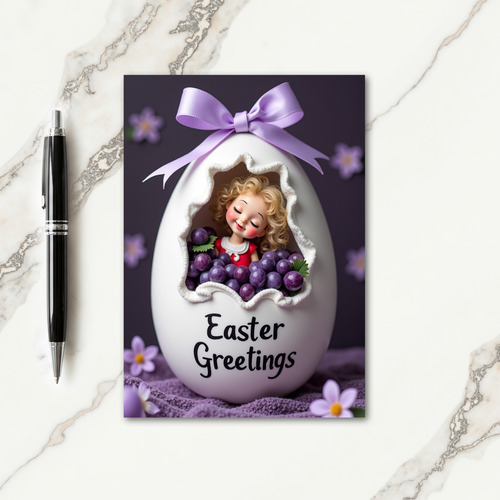 Easter Joy Egg Scene Card