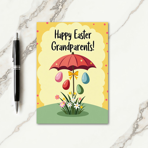 Easter Joy Grandparents Card
