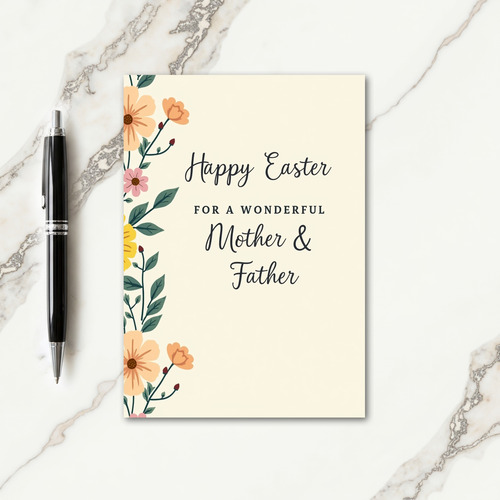 Easter Mother Father Card