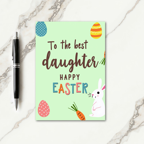 Easter Polka Dot Daughter Card