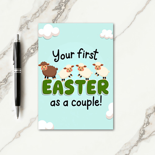 Easter Sheep Pattern Card
