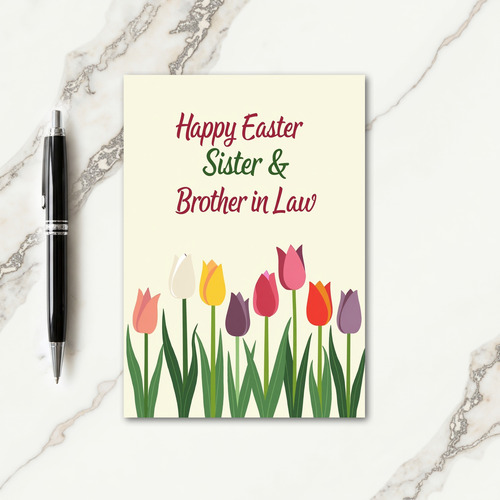 Easter Sister Brother In Law Card