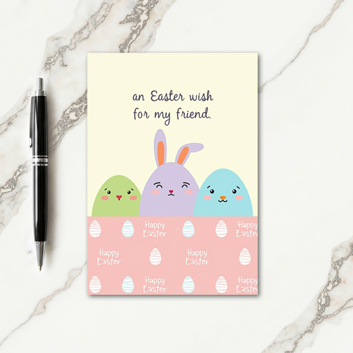 Easter Wish Friend Card