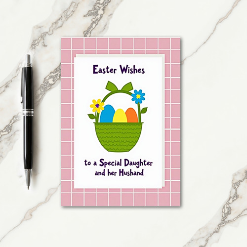 Easter Wishes Daughter Card