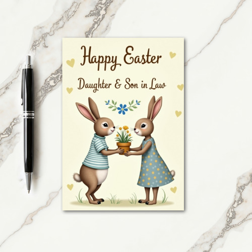 Easter Wishes Family Card