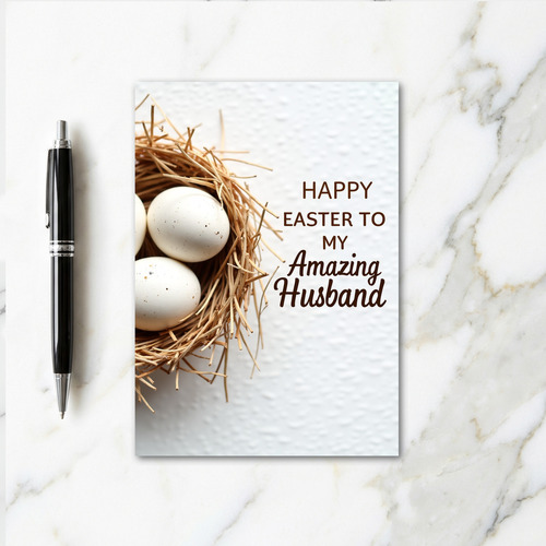 Easter Wishes Husband Card