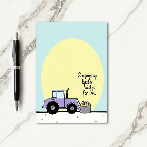 Easter Wishes Vehicle Card