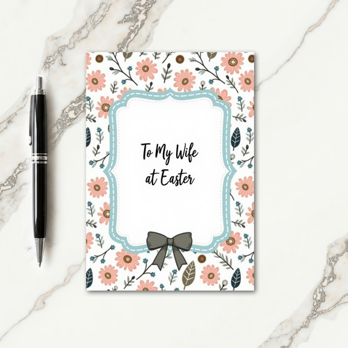 Easter Wishes Wife Card