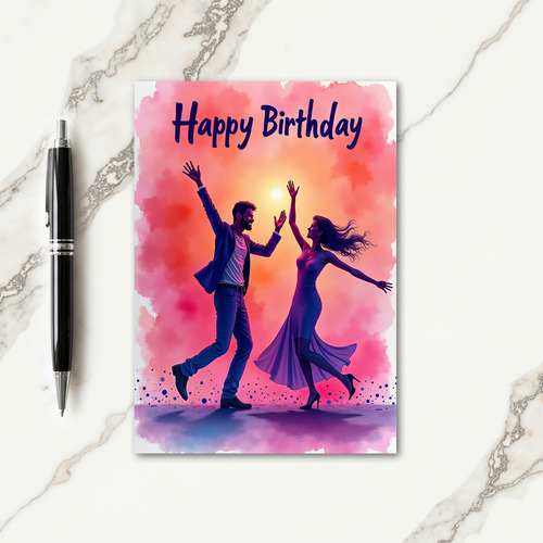 Ecstatic Celebration Birthday Card