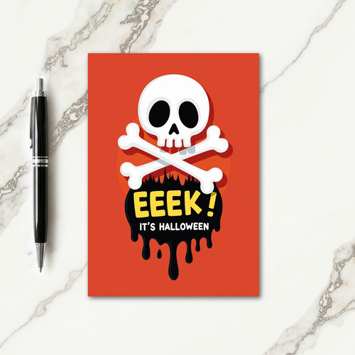 Eeek Its Halloween Card
