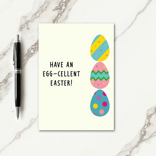 Egg Cellent Easter Partner Card
