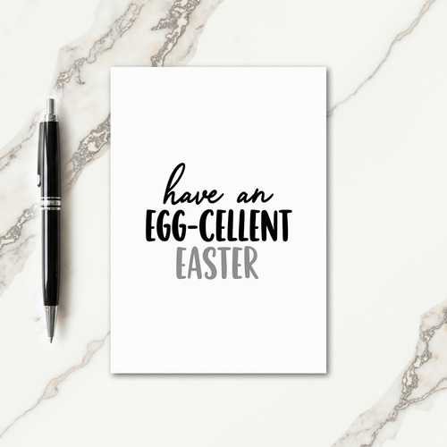 Eggcellent Easter Pattern Card