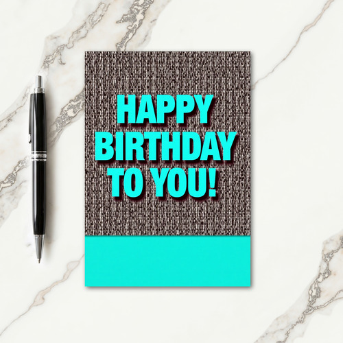 Electric Birthday Wishes Card