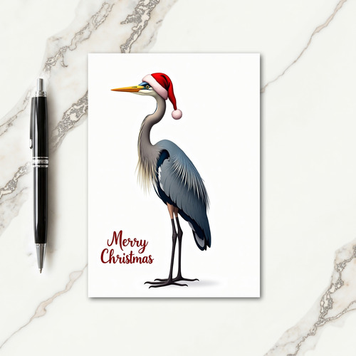 Elegant Bird Christmas Card