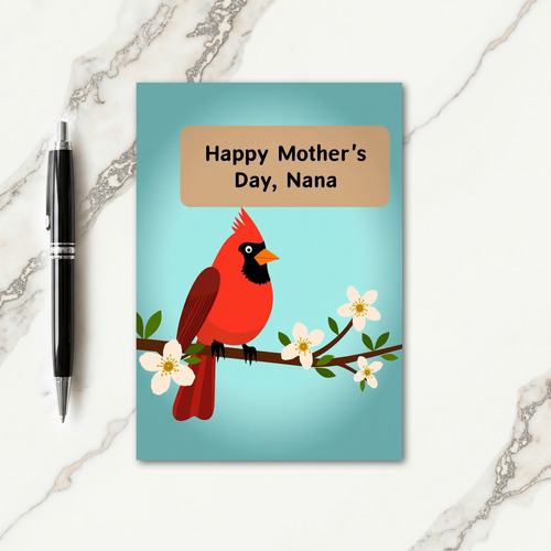 Elegant Bird Mothers Day Card