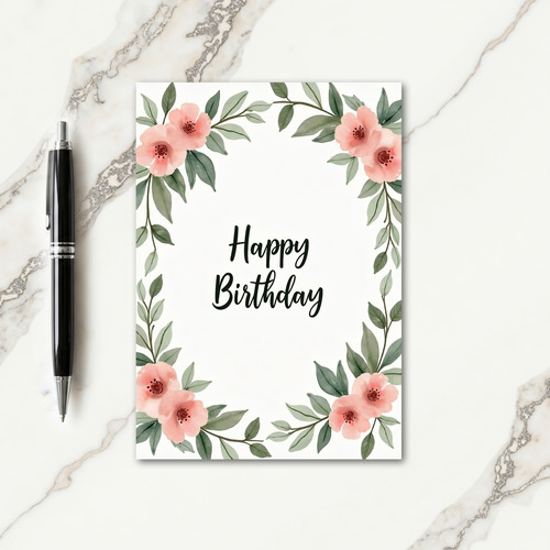 Elegant Birthday Card