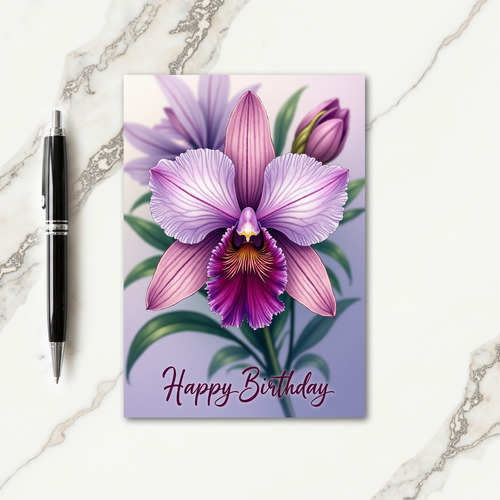 Elegant Birthday Floral Bloom Card