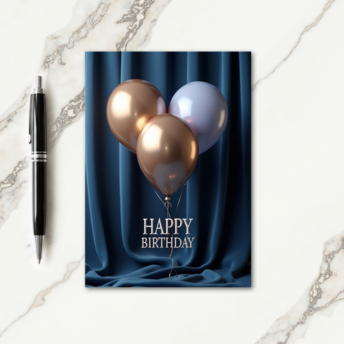 Elegant Birthday Glow Card