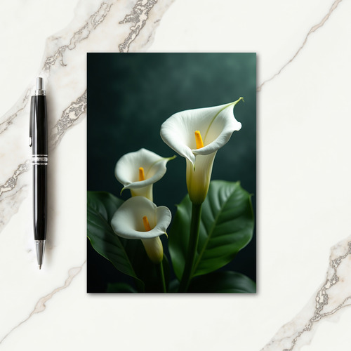 Elegant Birthday White Blossom Card