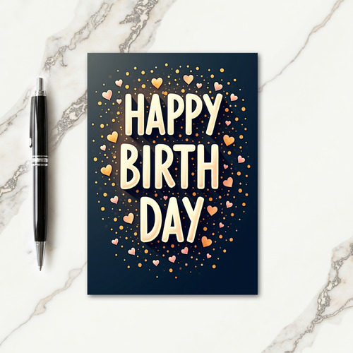 Elegant Birthday Wish Card