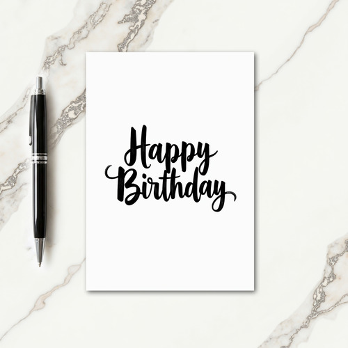 Elegant Birthday Wishes Card