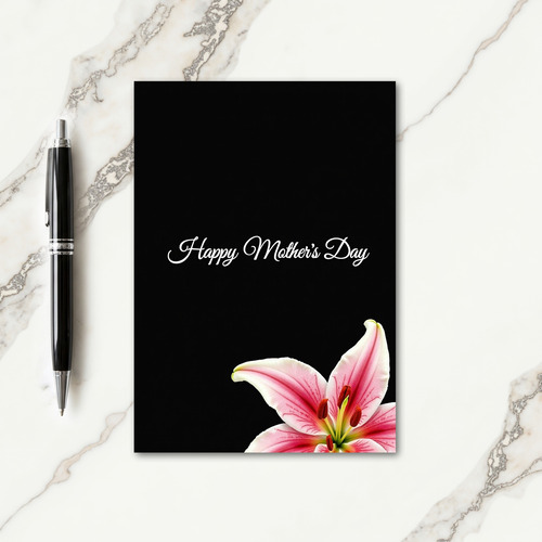 Elegant Bloom Mothers Day Card