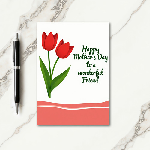 Elegant Blooms Mothers Card