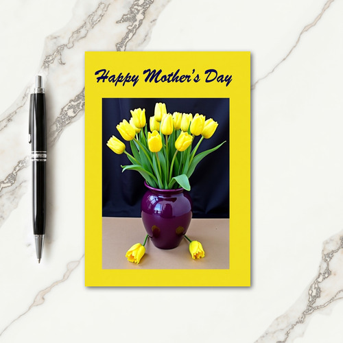 Elegant Blooms Mothers Day Card