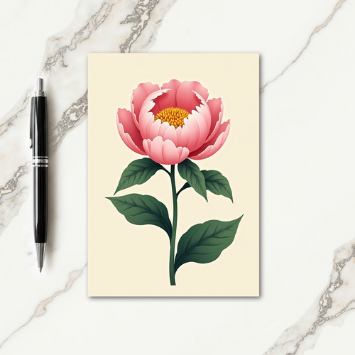 Elegant Blossom Greeting Card