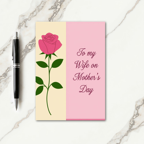 Elegant Blossom Mothers Card