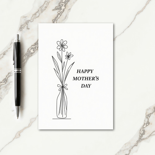 Elegant Blossoms Mothers Day Card