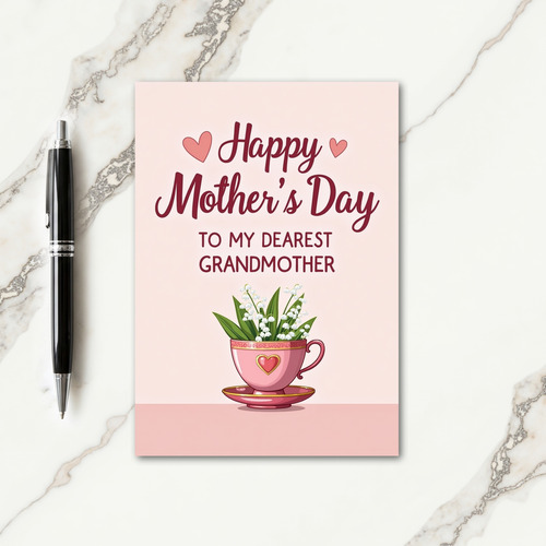 Elegant Blush Mothers Day Card