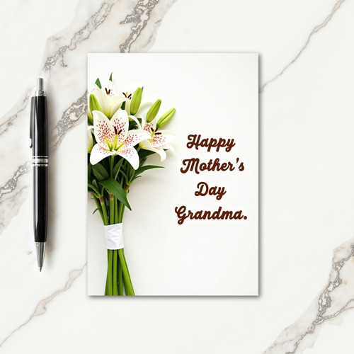 Elegant Botanical Mothers Day Card