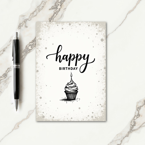 Elegant Candle Birthday Card