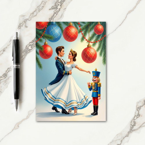 Elegant Christmas Dance Card thumbnail