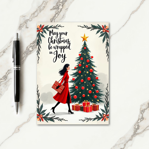 Elegant Christmas Gift Card
