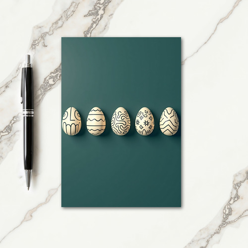 Elegant Decorative Shapes Card