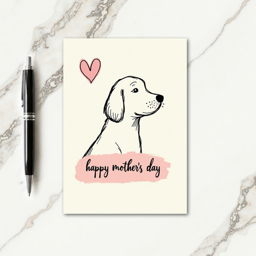 Elegant Dog Profile Card