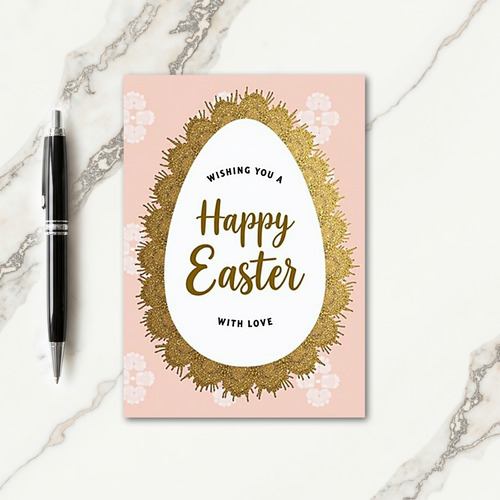 Elegant Easter Greeting Card