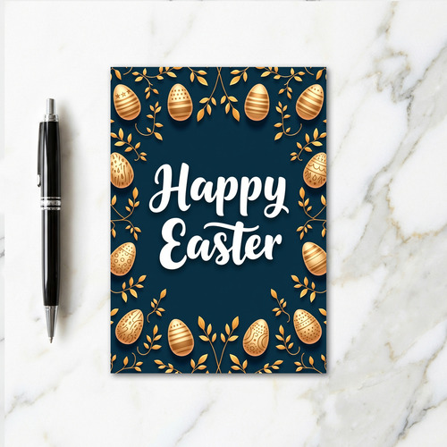Elegant Easter Wishes Card