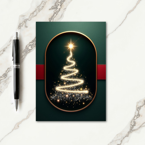 Elegant Emerald Christmas Card