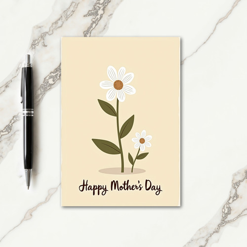Elegant Family Bloom Mothers Card
