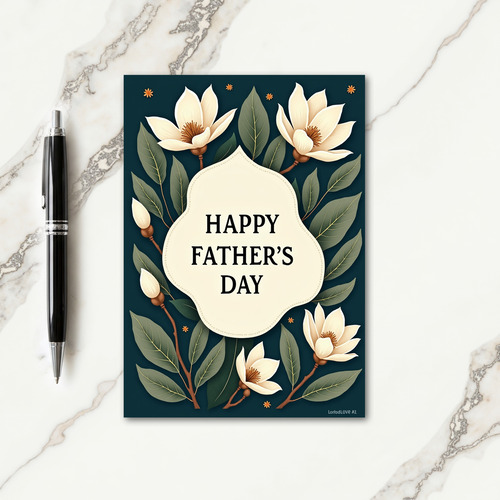 Elegant Fathers Day Card