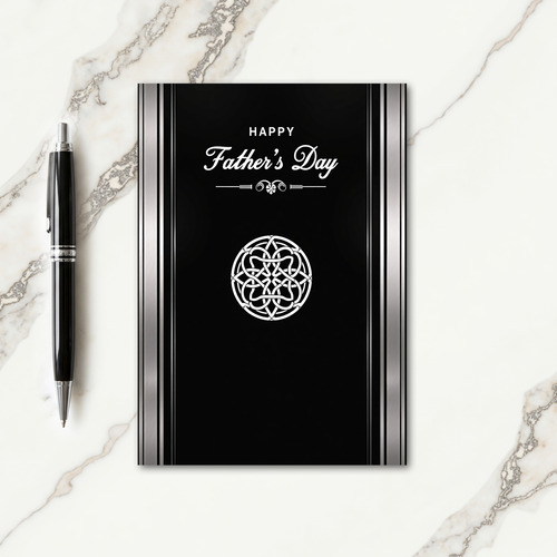 Elegant Fathers Day Knotwork Card