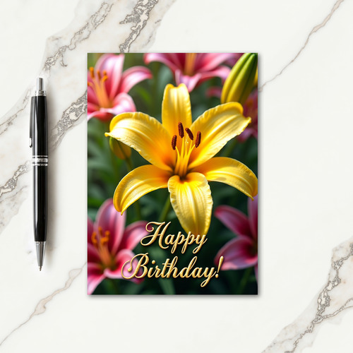 Elegant Floral Beauty Card