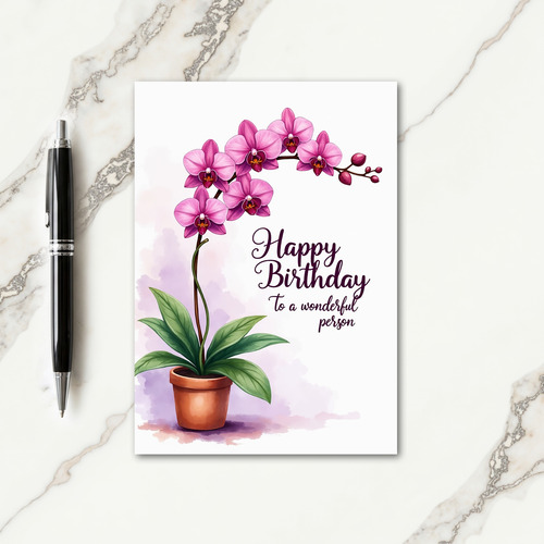 Elegant Floral Bloom Card