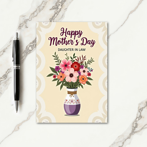 Elegant Floral Bouquet Card