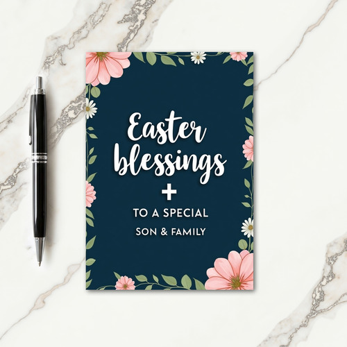 Elegant Floral Greeting Card