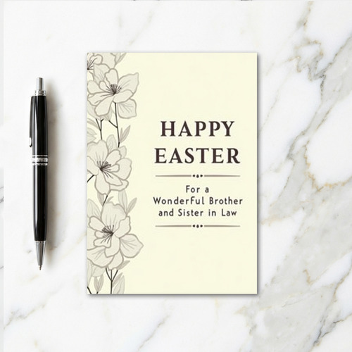 Elegant Floral Greetings Card