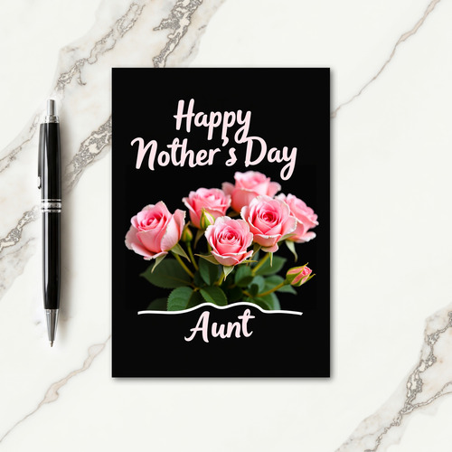 Elegant Floral Mothers Card